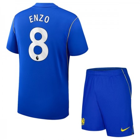 Chelsea Enzo 8 Børn Hjemmebanesæt 2026-27 Kortærmet(+ Korte bukser)