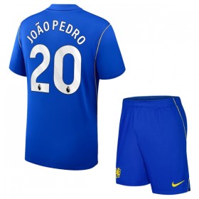 Chelsea Joao Pedro 20 Børn Hjemmebanesæt 2026-27 Kortærmet(+ Korte bukser)