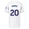 Tottenham Hotspur Kudus 20 Børn Hjemmebanesæt 2026-27 Kortærmet(+ Korte bukser)