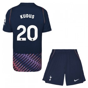 Tottenham Hotspur Kudus 20 Børn Udebanesæt 2026-27 Kortærmet(+ Korte bukser)
