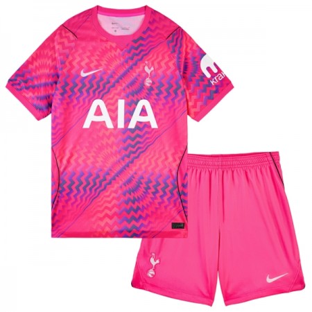 Tottenham Hotspur Målmand Børn Hjemmebanesæt Pink 2026-27 Kortærmet(+ Korte bukser)