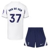 Tottenham Hotspur Van De Ven 37 Børn Hjemmebanesæt 2026-27 Kortærmet(+ Korte bukser)