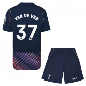 Tottenham Hotspur Van De Ven 37 Børn Udebanesæt 2026-27 Kortærmet(+ Korte bukser)