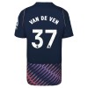 Tottenham Hotspur Van De Ven 37 Udebanesæt 2026-27 Kortærmet Tottenham Hotspur Van De Ven 37 Udebanesæt 2026-27 Kortærmet