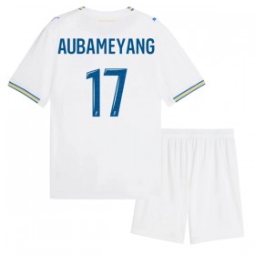 Olympique de Marseille Aubameyang 17 Børn Hjemmebanesæt 2026-27 Kortærmet(+ Korte bukser)
