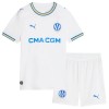 Olympique de Marseille Aubameyang 17 Børn Hjemmebanesæt 2026-27 Kortærmet(+ Korte bukser)