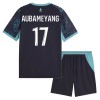 Olympique de Marseille Aubameyang 17 Børn Udebanesæt 2026-27 Kortærmet(+ Korte bukser)