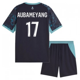 Olympique de Marseille Aubameyang 17 Børn Udebanesæt 2026-27 Kortærmet(+ Korte bukser)