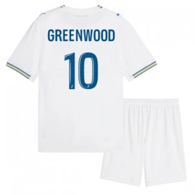 Olympique de Marseille Greenwood 10 Børn Hjemmebanesæt 2026-27 Kortærmet(+ Korte bukser)