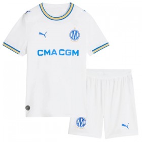 Olympique de Marseille Greenwood 10 Børn Hjemmebanesæt 2026-27 Kortærmet(+ Korte bukser)