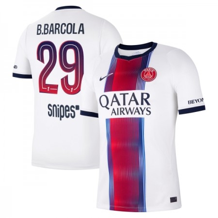 Paris Saint-Germain Bradley Barcola 29 Udebanesæt 2026-27 Kortærmet Paris Saint-Germain Bradley Barcola 29 Udebanesæt 2026-27 Kortærmet