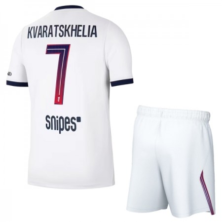 Paris Saint-Germain Kvaratskhelia 7 Børn Udebanesæt 2026-27 Kortærmet(+ Korte bukser) Paris Saint-Germain Kvaratskhelia 7 Børn Udebanesæt 2026-27 Kortærmet(+ Korte bukser)