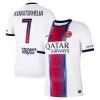 Paris Saint-Germain Kvaratskhelia 7 Udebanesæt 2026-27 Kortærmet