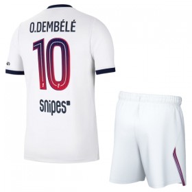 Paris Saint-Germain O. Dembele 10 Børn Udebanesæt 2026-27 Kortærmet(+ Korte bukser)