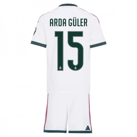 Real Madrid Arda Guler 15 Børn Hjemmebanesæt 2026-27 Kortærmet(+ Korte bukser)