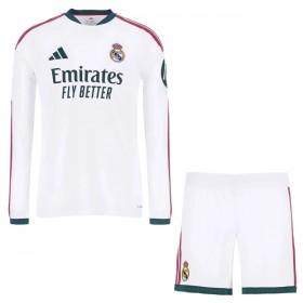 Real Madrid Børn Hjemmebanesæt 2026-27 Langærmet(+ Korte bukser)