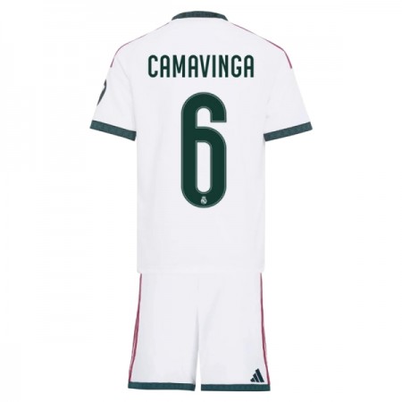 Real Madrid Camavinga 6 Børn Hjemmebanesæt 2026-27 Kortærmet(+ Korte bukser)