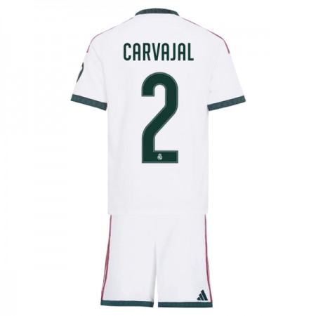 Real Madrid Carvajal 2 Børn Hjemmebanesæt 2026-27 Kortærmet(+ Korte bukser)