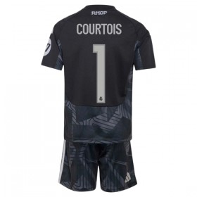 Real Madrid Courtois 1 Målmand Børn Hjemmebanesæt 2026-27 Kortærmet(+ Korte bukser)