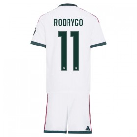 Real Madrid Rodrygo 11 Børn Hjemmebanesæt 2026-27 Kortærmet(+ Korte bukser)