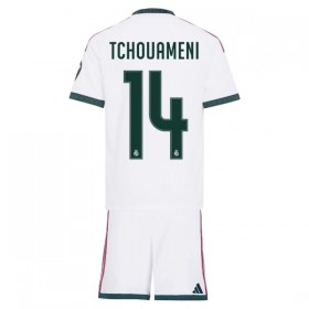 Real Madrid Tchouameni 14 Børn Hjemmebanesæt 2026-27 Kortærmet(+ Korte bukser)