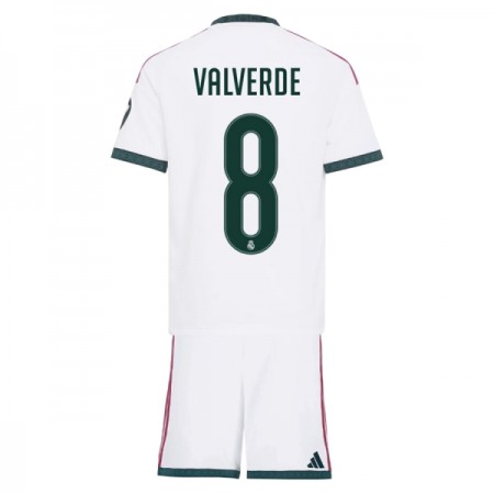 Real Madrid Valverde 8 Børn Hjemmebanesæt 2026-27 Kortærmet(+ Korte bukser)