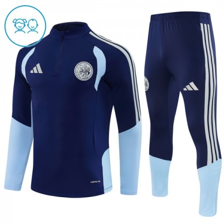 Ajax Børn Blå Trænings Sweatshirt Kvart-Zip 2026-27