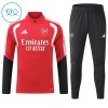Arsenal Børn Rød Trænings Sweatshirt Kvart-Zip 2026-27 Arsenal Børn Rød Trænings Sweatshirt Kvart-Zip 2026-27