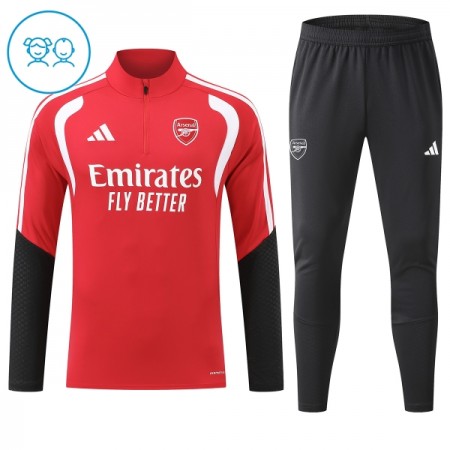 Arsenal Børn Rød Trænings Sweatshirt Kvart-Zip 2026-27 Arsenal Børn Rød Trænings Sweatshirt Kvart-Zip 2026-27