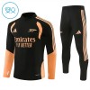 Arsenal Børn Sort Trænings Sweatshirt Kvart-Zip 2026-27