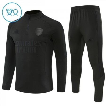 Arsenal Børn Sort Trænings Sweatshirt Kvart-Zip 2026-27 Arsenal Børn Sort Trænings Sweatshirt Kvart-Zip 2026-27