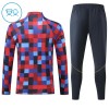 Barcelona Børn Rød Trænings Sweatshirt Kvart-Zip 2026-27