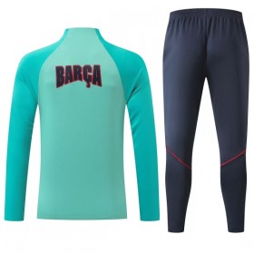 Barcelona Grøn Trænings Sweatshirt Kvart-Zip 2026-27