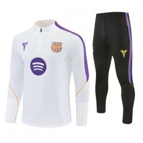 Barcelona Hvid Trænings Sweatshirt Kvart-Zip 2026-27
