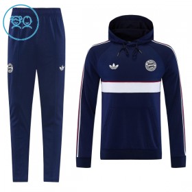 Bayern München Hoodie Navy Version Børn Trænings Sweatshirt 2026-27