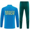 Brasilien Blå Trænings Sweatshirt Kvart-Zip 2026-27