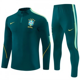 Brasilien Grøn Trænings Sweatshirt Kvart-Zip 2026-27