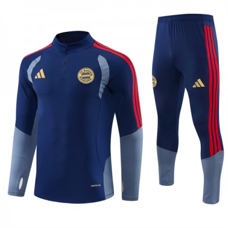 FC Bayern München Blå Trænings Sweatshirt Kvart-Zip 2026-27 FC Bayern München Blå Trænings Sweatshirt Kvart-Zip 2026-27