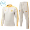 FC Bayern München Børn Hvid Trænings Sweatshirt Kvart-Zip 2026-27 FC Bayern München Børn Hvid Trænings Sweatshirt Kvart-Zip 2026-27