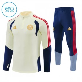 FC Bayern München Børn Hvid Trænings Sweatshirt Kvart-Zip 2026-27