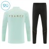 Frankrig Børn Hvid Trænings Sweatshirt Kvart-Zip 2026-27