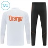 Holland Børn Hvid Trænings Sweatshirt Kvart-Zip 2026-27