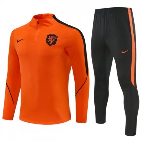 Holland Orange Trænings Sweatshirt Kvart-Zip 2026-27