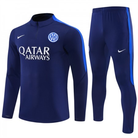 Inter Milan Blå Trænings Sweatshirt Kvart-Zip 2026-27 Inter Milan Blå Trænings Sweatshirt Kvart-Zip 2026-27