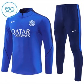 Inter Milan Børn Blå Trænings Sweatshirt Kvart-Zip 2026-27