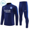 Inter Milan Børn Blå Trænings Sweatshirt Kvart-Zip 2026-27 Inter Milan Børn Blå Trænings Sweatshirt Kvart-Zip 2026-27