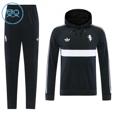 Juventus Hoodie Børn Sort Trænings Sweatshirt 2026-27 Juventus Hoodie Børn Sort Trænings Sweatshirt 2026-27
