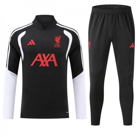 Liverpool Sort Trænings Sweatshirt Kvart-Zip 2026-27 Liverpool Sort Trænings Sweatshirt Kvart-Zip 2026-27