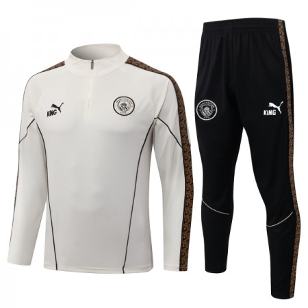 Manchester City Grå Trænings Sweatshirt Kvart-Zip 2026-27 Manchester City Grå Trænings Sweatshirt Kvart-Zip 2026-27