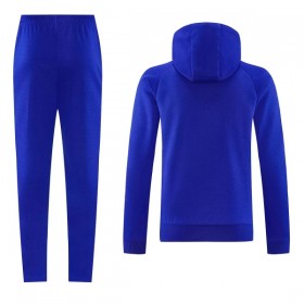 Manchester United Hoodie Blå Trænings Sweatshirt 2026-27